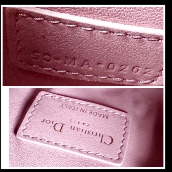 NEW CHRISTIAN DIOR Calfskin Macrocannage Diortravel Nomad Pink Bag Purse - Picture 4 of 13